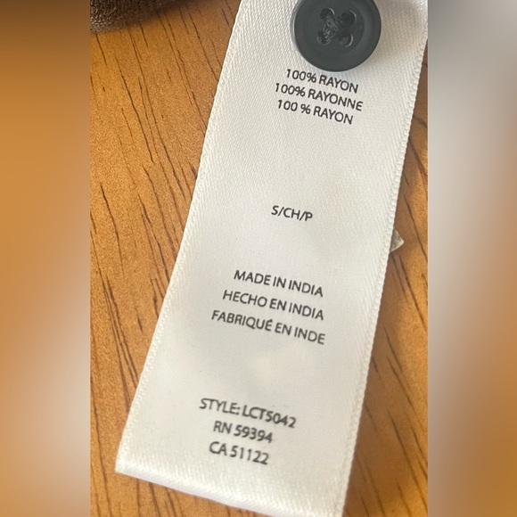 Beach Lunch Lounge Sally brushed flannel shirt, size Small S/P - Picture 8 of 8